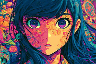 anime illustration, manga, anime art, anime illustration