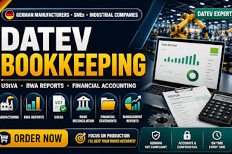 do datev bookkeeping for german manufacturing businesses with ustva and bwa