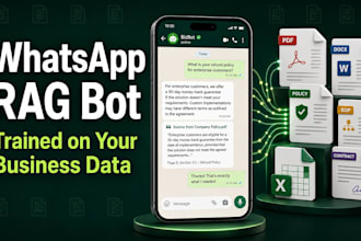 build a whatsapp rag bot trained on your own business data with langchain