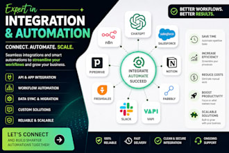 chatgpt n8n salesforce pipedrive notion freshsales pabbly integration slack vapi