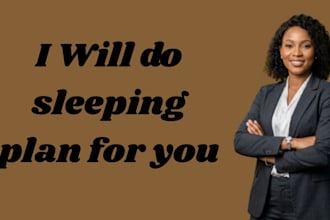 create a personalized sleep plan and healthy bedtime routine