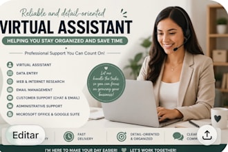 be your reliable bilingual virtual assistant for admin