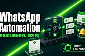 automate whatsapp with ai agents, n8n booking, lead follow up flows whatsapp bot