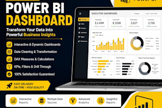 design a professional power bi dashboard
