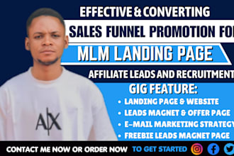 mlm sales funnel,affiliate recruitment,MLM leads, MLM promotion,MLM sales funnel