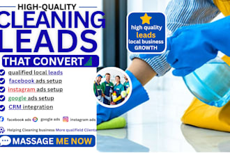 cleaning leads house cleaning leads janitorial leads cleaning facebook ads video