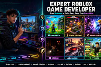 be your effective expert roblox game developer from beginning till end