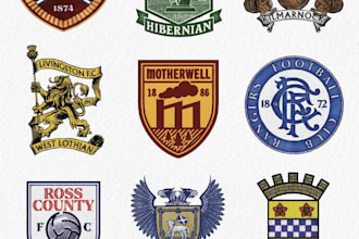 do retro, retakes, championship for scottish premiership logo