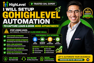 setup highlevel automation to ghl capture leads and book more appointments