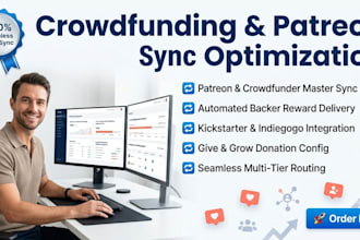 optimize patreon crowdfunding sync via crowdfunder patreon kickstarter indiegogo