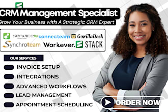 setup synchroteam servicem8 workever connecteam stack gorilladesk fergus crm
