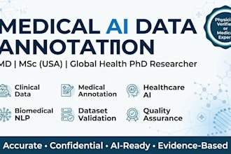 provide expert medical data annotation for healthcare ai
