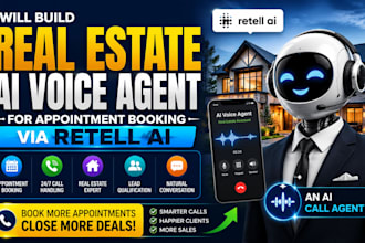build real estate ai voice agent for appointment booking with retell ai