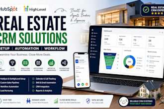 build hubspot gohighlevel real estate CRM automation and workflows
