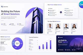 design canva pitch deck, presentation template for business