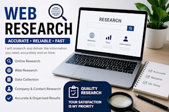 do accurate web research and internet research