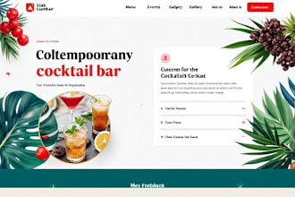 design squarespace wine bar cocktail lounge website tea house juice bar smoothie