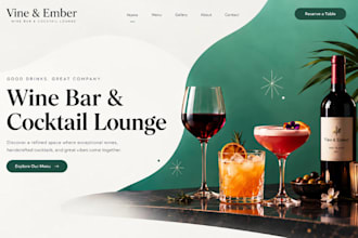 design squarespace wine bar cocktail lounge website tea house juice bar smoothie