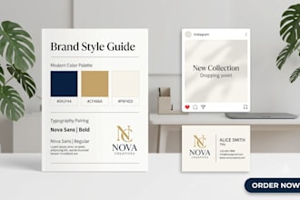 create a professional canva brand kit and templates