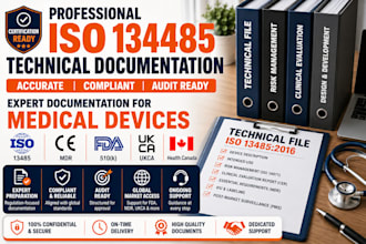 prepare technical documentation and technical files for medical devices