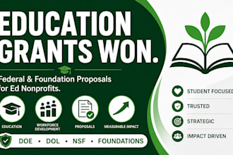 write education grant proposal nonprofit workforce development federal doe