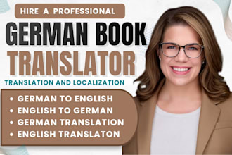 translate german fiction novel to english young adult romance german translation