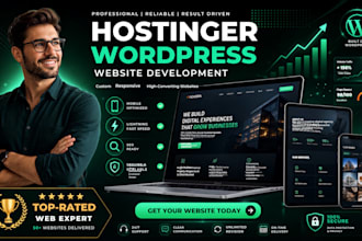 build hostinger wordpress website, hostinger website, hostinger website design