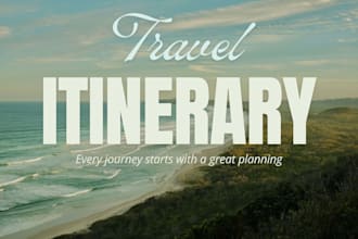 design your next travel itinerary