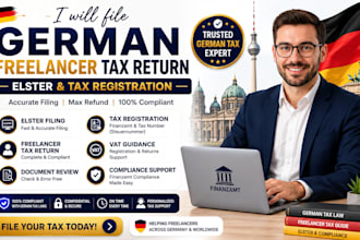 file german freelancer tax return elster and tax registration expert