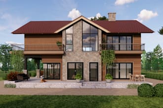 create photorealistic sketchup models and enscape renderings