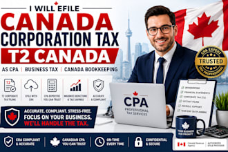 efile canada corporation tax, t2 canada as CPA business tax canada bookkeeping