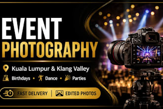 provide event photography in kuala lumpur and klang valley