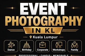provide event photography in kuala lumpur and klang valley