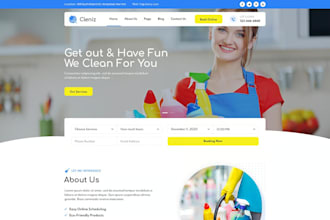 build cleaning website, bookingkoala, house cleaning,office cleaning website
