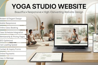 design wix yoga website for wix studio yoga instructors and wix landing pages