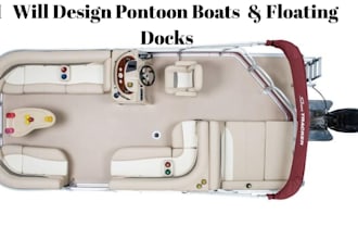 design pontoon boats and floating docks