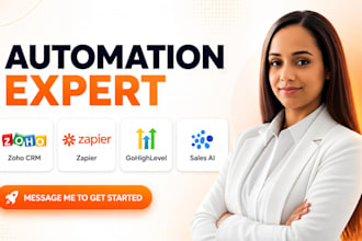 zoho CRM automation integration one workflow setup zapier gohighlevel sales ai