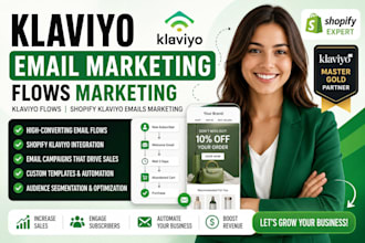 do klaviyo email flows, shopify klaviyo email marketing, klaviyo email design
