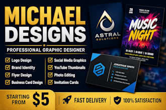 design a stunning flyer or poster for any occasion