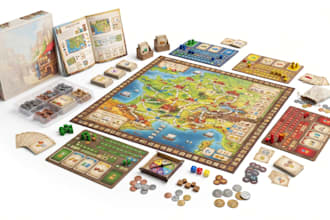 design professional board game, tabletop game, game board and rulebook
