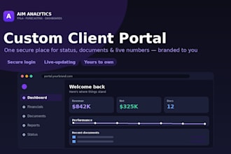 build a custom client portal for your business