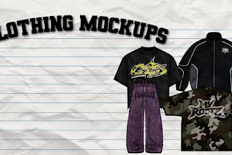 create custom clothing mockups