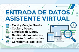 data entry excell copy paste virtual assistant data cleaning