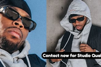 male rapper, record 8 to 18 bar rap verse, hooks, custom rap song, male singer