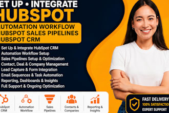 setup integrate hubspot automation workflow hubspot sale pipeline hubspot crm