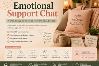 provide emotional support and friendly listening c