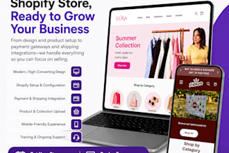 design custom shopify website store