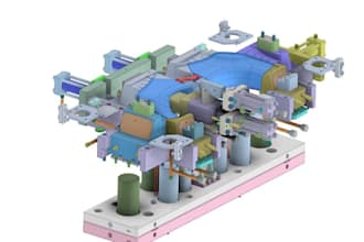 design a injection mold plastic mold with dfm and moldflow in solidwork