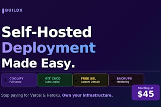 deploy your apps on a self hosted coolify server