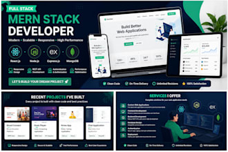 build a full stack responsive web apps